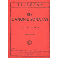6 canonic Sonatas for 2 violas