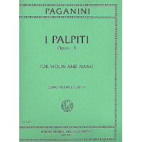 I palpiti op.13 for violin and piano