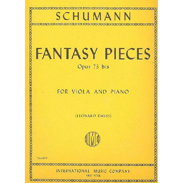 Fantasy Pieces op.73b for viola