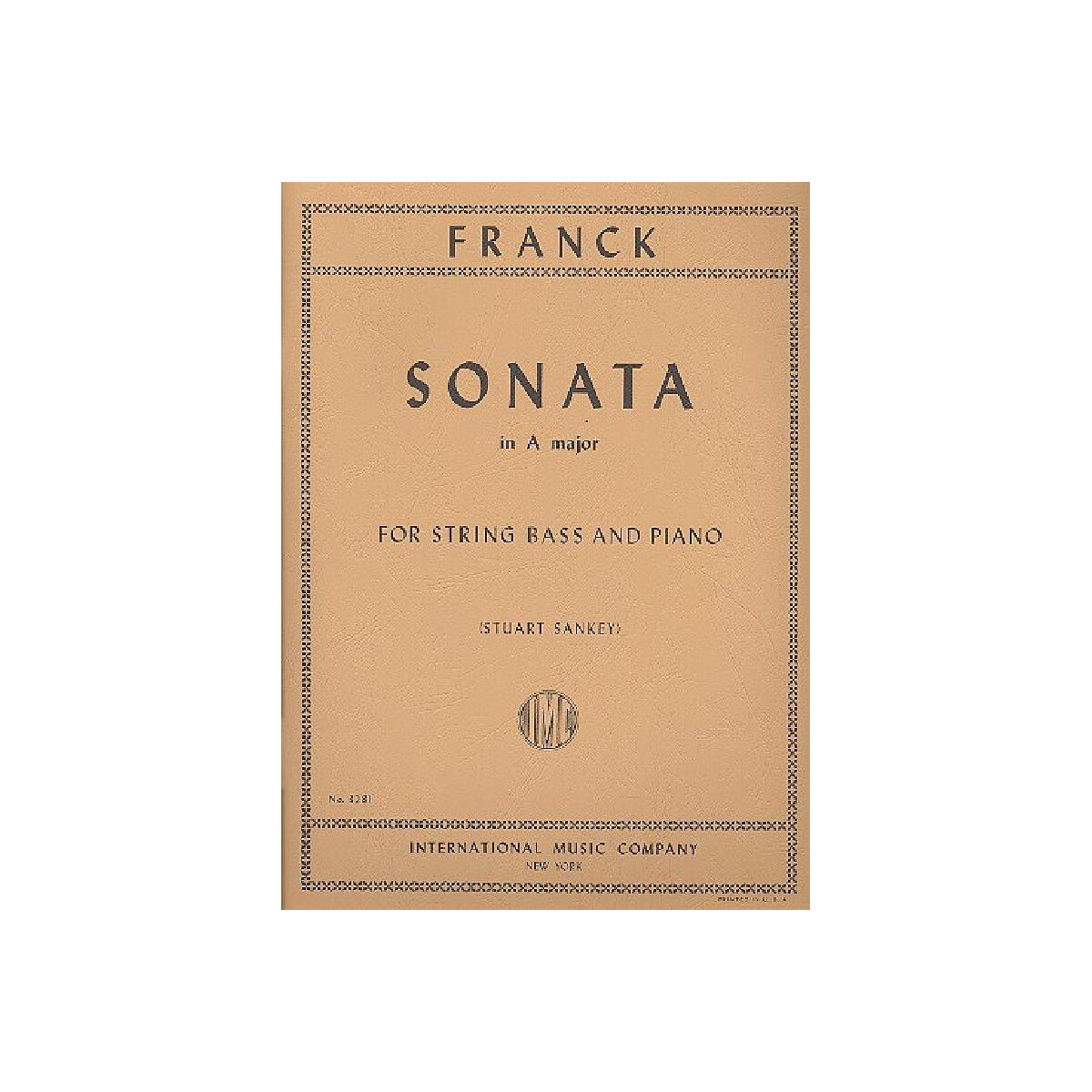 Sonata A major for string bass box