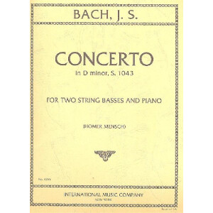 Konzert d-Moll BWV1043 f&uuml;r 2 Violinen