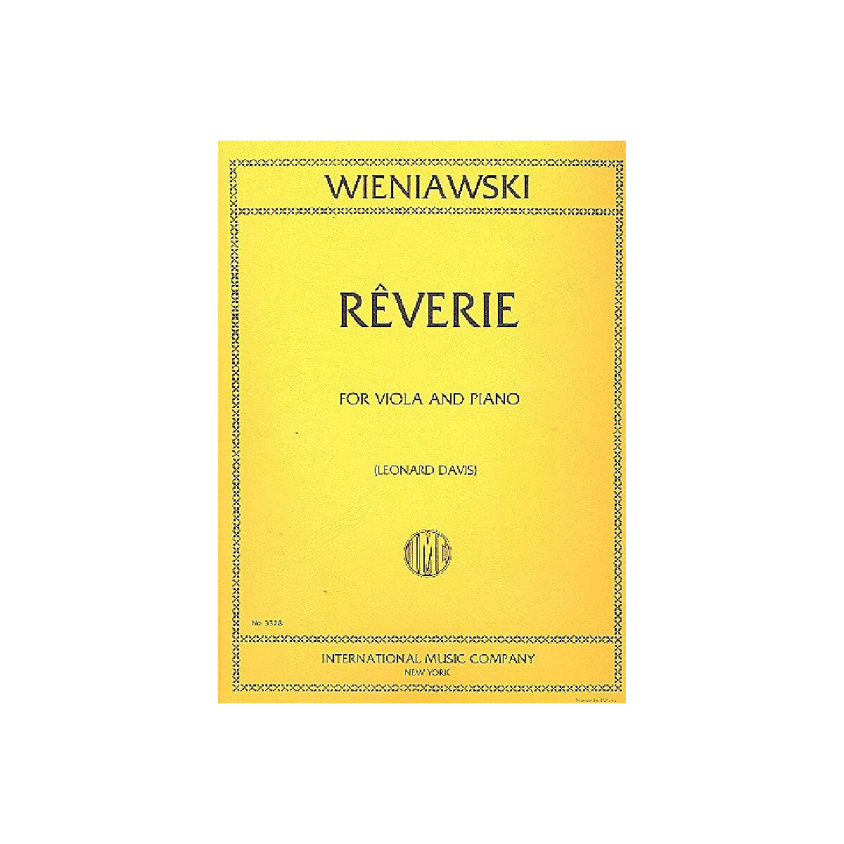 Rêverie for viola and piano box