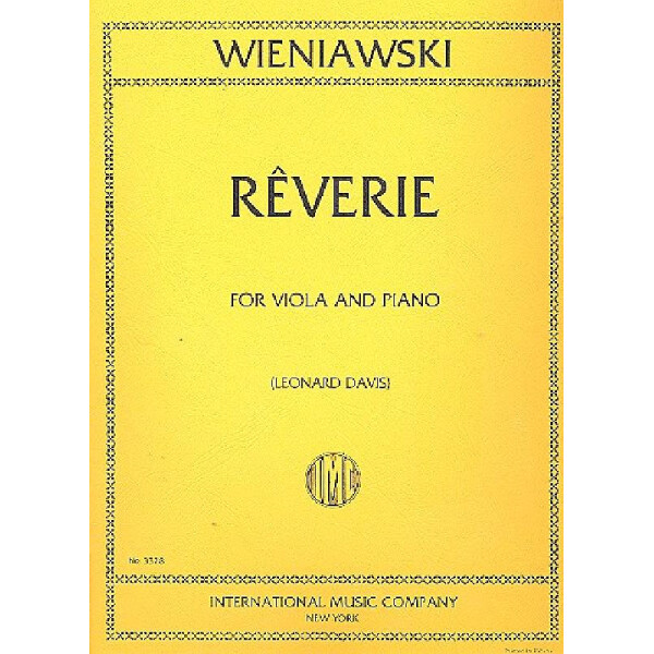 Rêverie for viola and piano