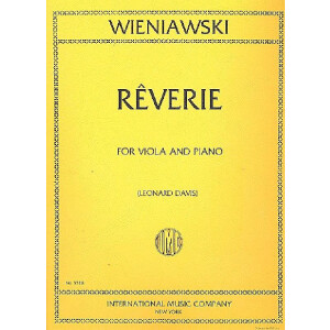 Rêverie for viola and piano