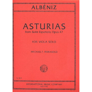 Asturias op.47 for viola