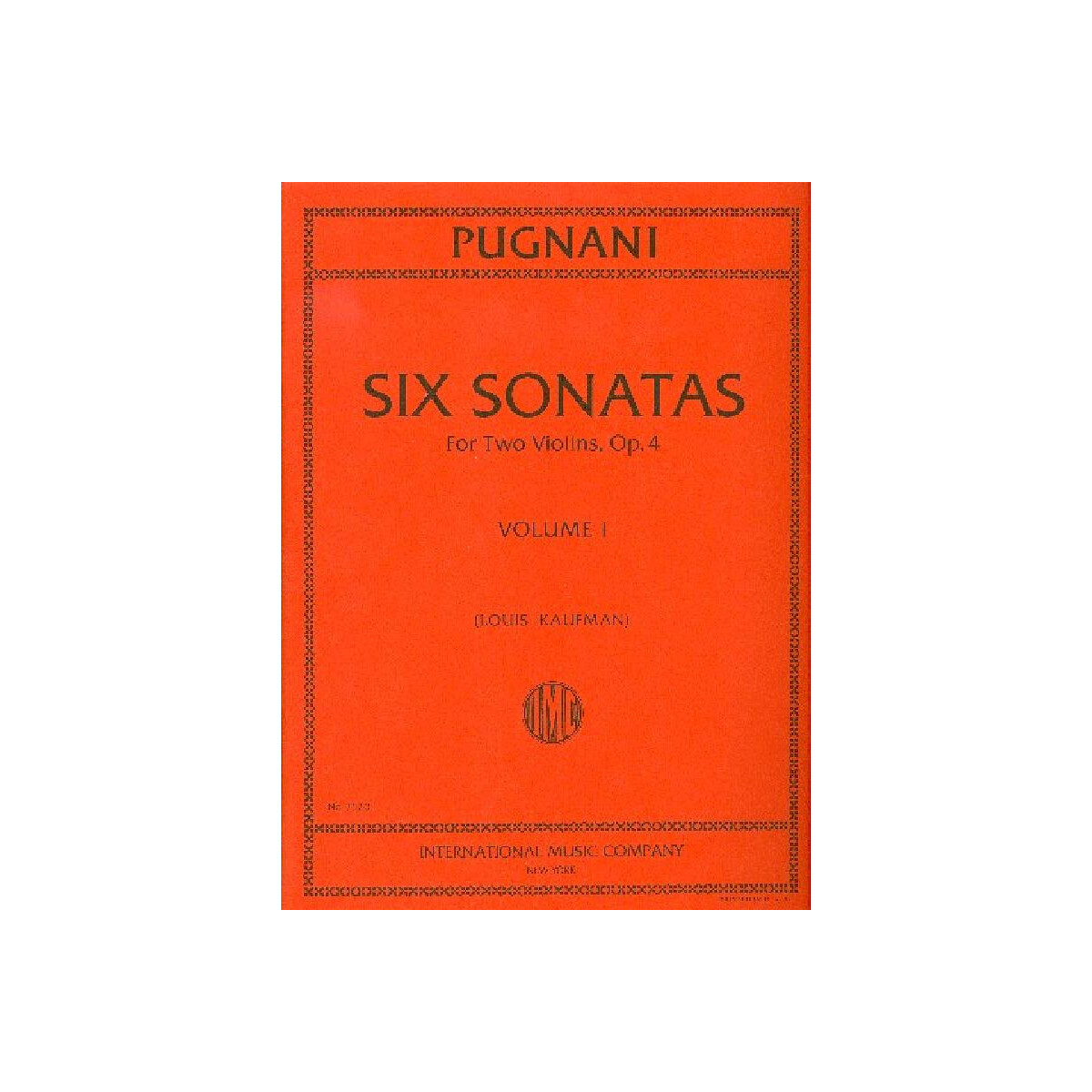 6 Sonatas op.4 vol.1 (nos.1-3): box