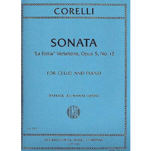 Sonata La Follia Variatons op.5,12