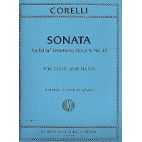 Sonata La Follia Variatons op.5,12