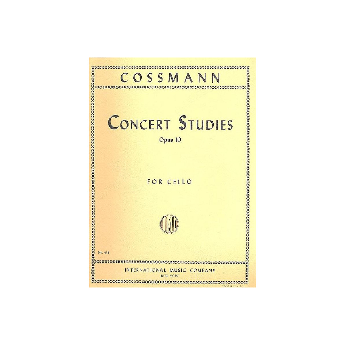 Concert Studies op.10 for cello