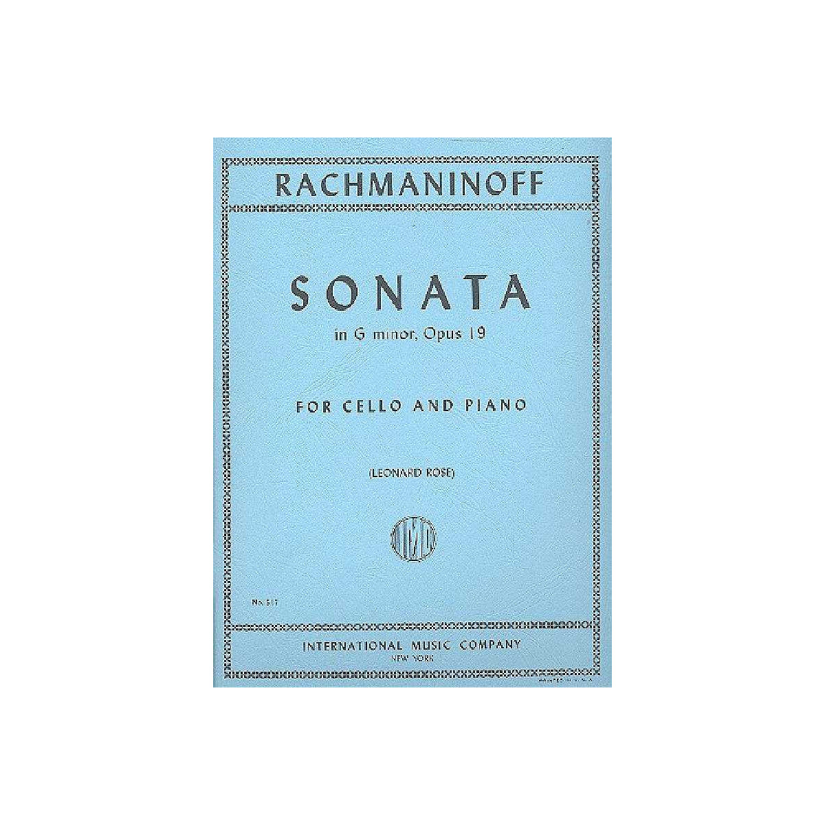 Sonata g minor op.19 for box