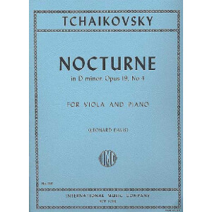 Nocturne op.19,4 for viola and piano