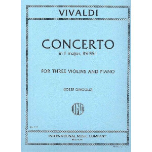 Concerto F Major op.23,1 for 3