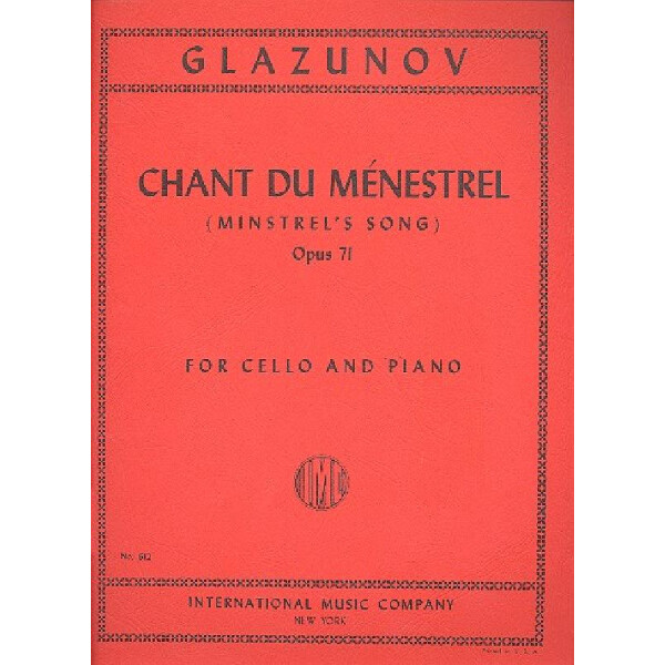 Chant du Ménestrel op.71