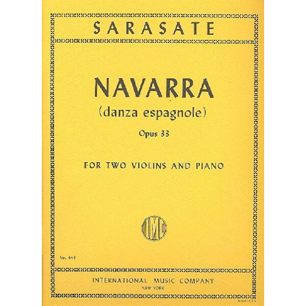 Navarra Danza espagnole op.33 for