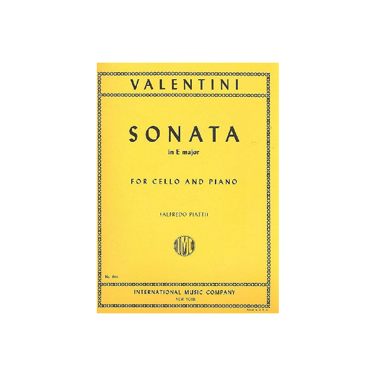 Sonata E major for violoncello