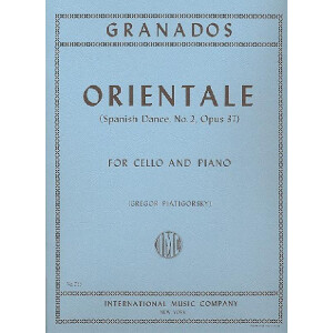 Orientale op.37,2 Spanish Dance