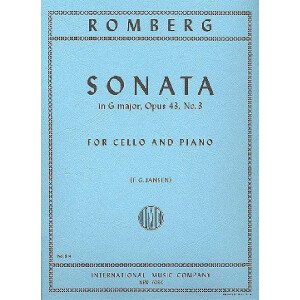 Sonata G major op.43 no.3