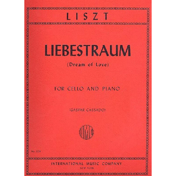 Liebestraum for cello and piano
