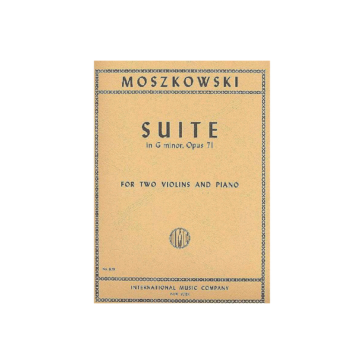 Suite g minor op.71 for 2 violins box