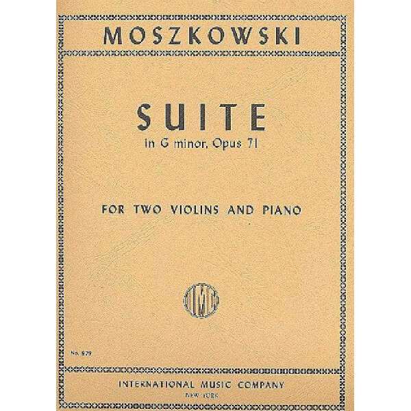 Suite g minor op.71 for 2 violins