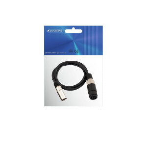 Omnitronic Adapterkabel Speaker(F)/XLR(M) 1m sw