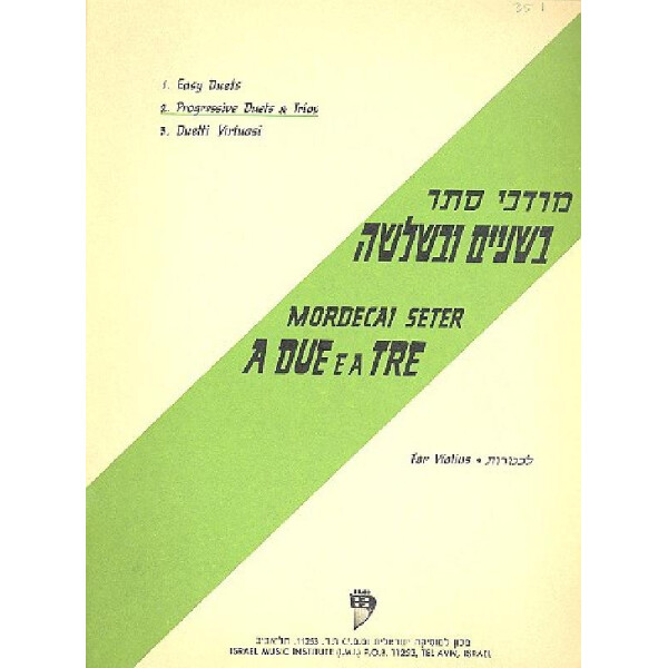 A due e a tre vol.2 Progressive Duets and Trios