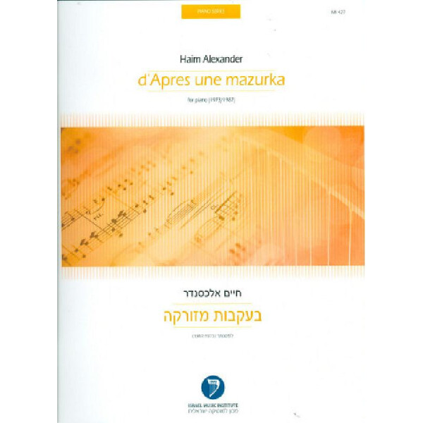 Daprès un Mazurka for piano