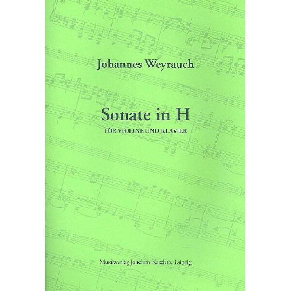 Sonate H-Dur für Violine