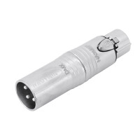 Neutrik Adapter 3pol XLR(M)/5pol XLR(F) NA3M5F