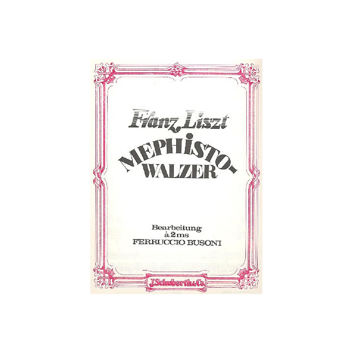 Mephisto-Walzer für Klavier