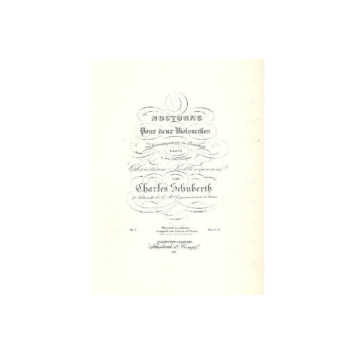 Nocturne op.6 für 2 Violoncelli box