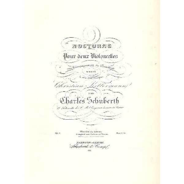 Nocturne op.6 für 2 Violoncelli