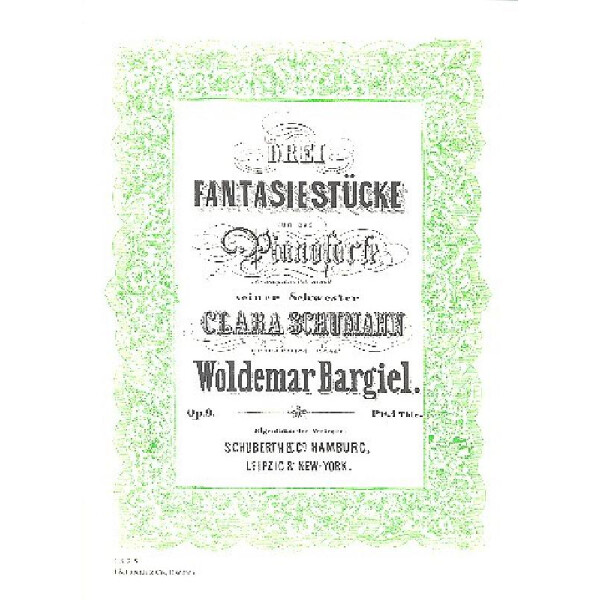 3 Fantasiestücke op.9 für Klavier