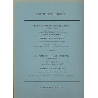 Schule der Fingertechnik Band 1
