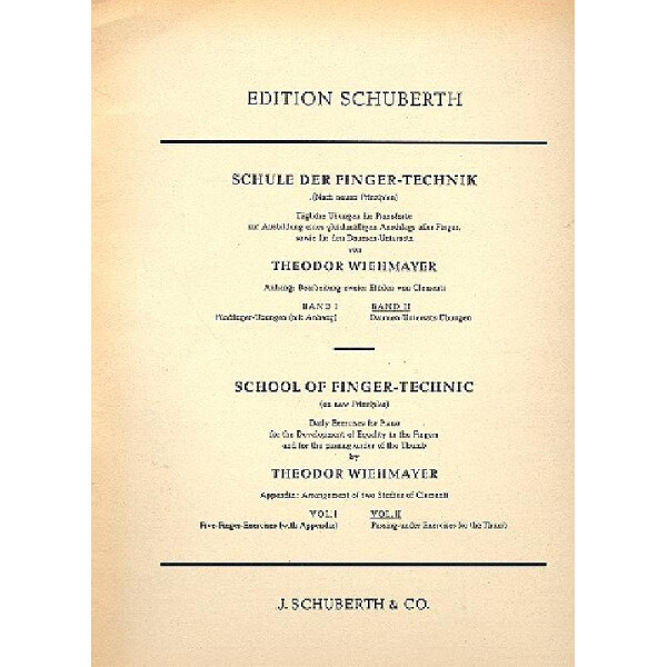 Schule der Fingertechnik Band 2