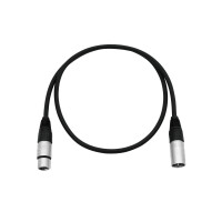 Sommer Cable XLR cable 3-pin 0.5m sw Neutrik