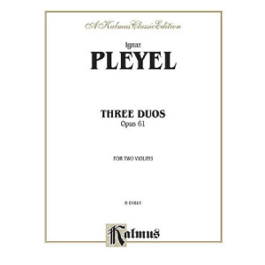 3 Duets op.61 for 2 violins