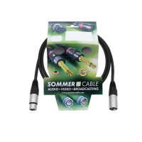 Sommer Cable XLR cable 3-pin 1.5m sw Neutrik