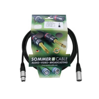 Sommer Cable XLR cable 3-pin 3m sw Neutrik