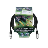 Sommer Cable XLR cable 3-pin 6m sw Neutrik