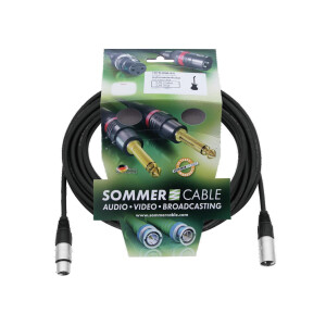 Sommer Cable XLR Kabel 3pol 15m sw Neutrik