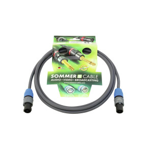 Sommer Cable Lautsprecherkabel Speakon 2x2,5 2,5m sw