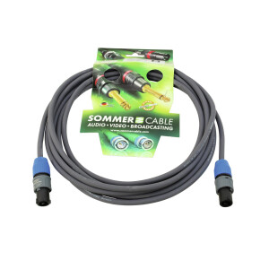 Sommer Cable Lautsprecherkabel Speakon 2x2,5 5m sw