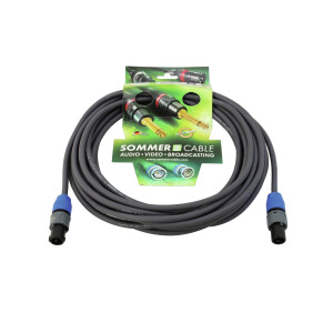 Sommer Cable Lautsprecherkabel Speakon 2x2,5 10m sw