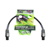 Sommer Cable speaker cable Speakon 4x2.5 0.5m sw