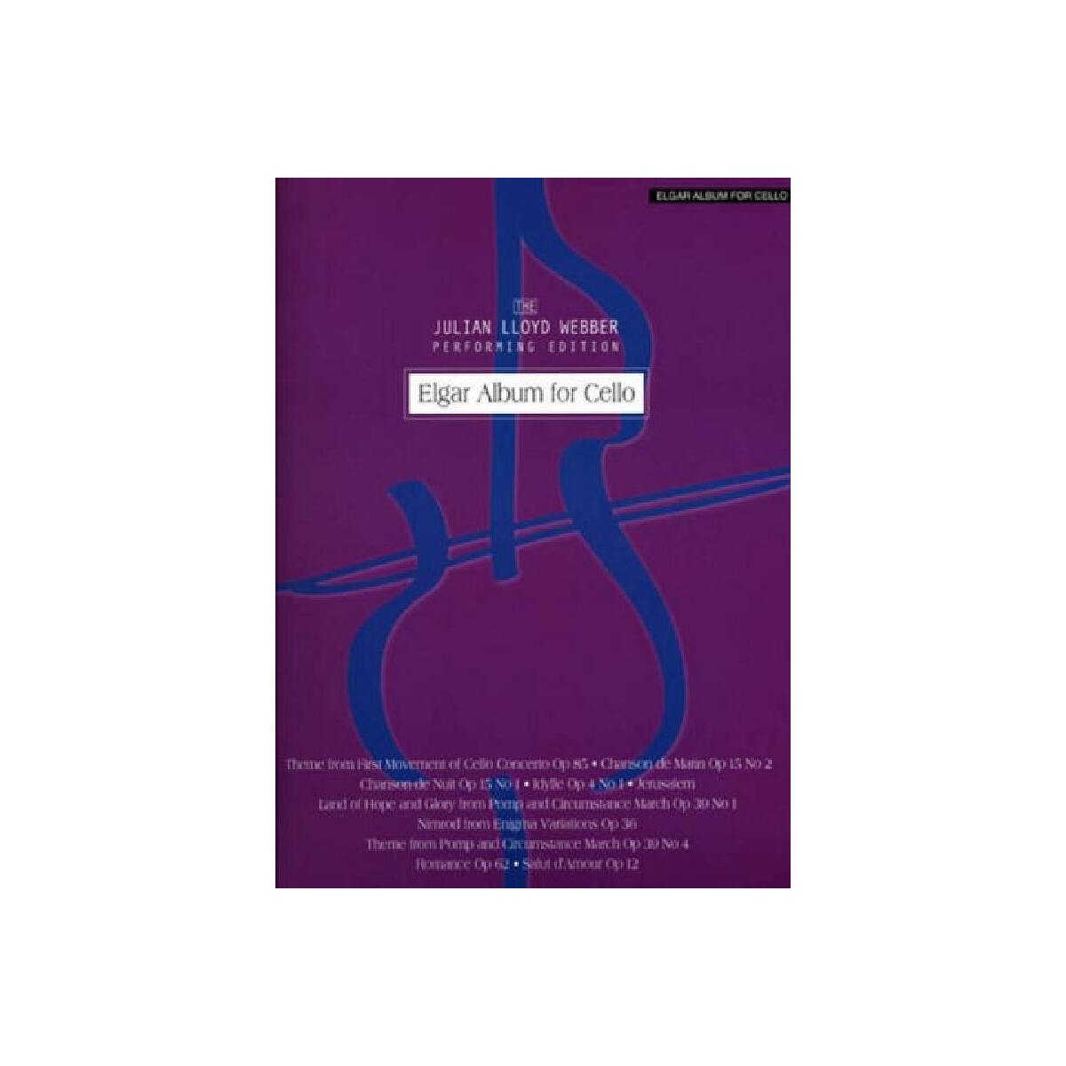 Elgar Album for Cello for cello and pian box