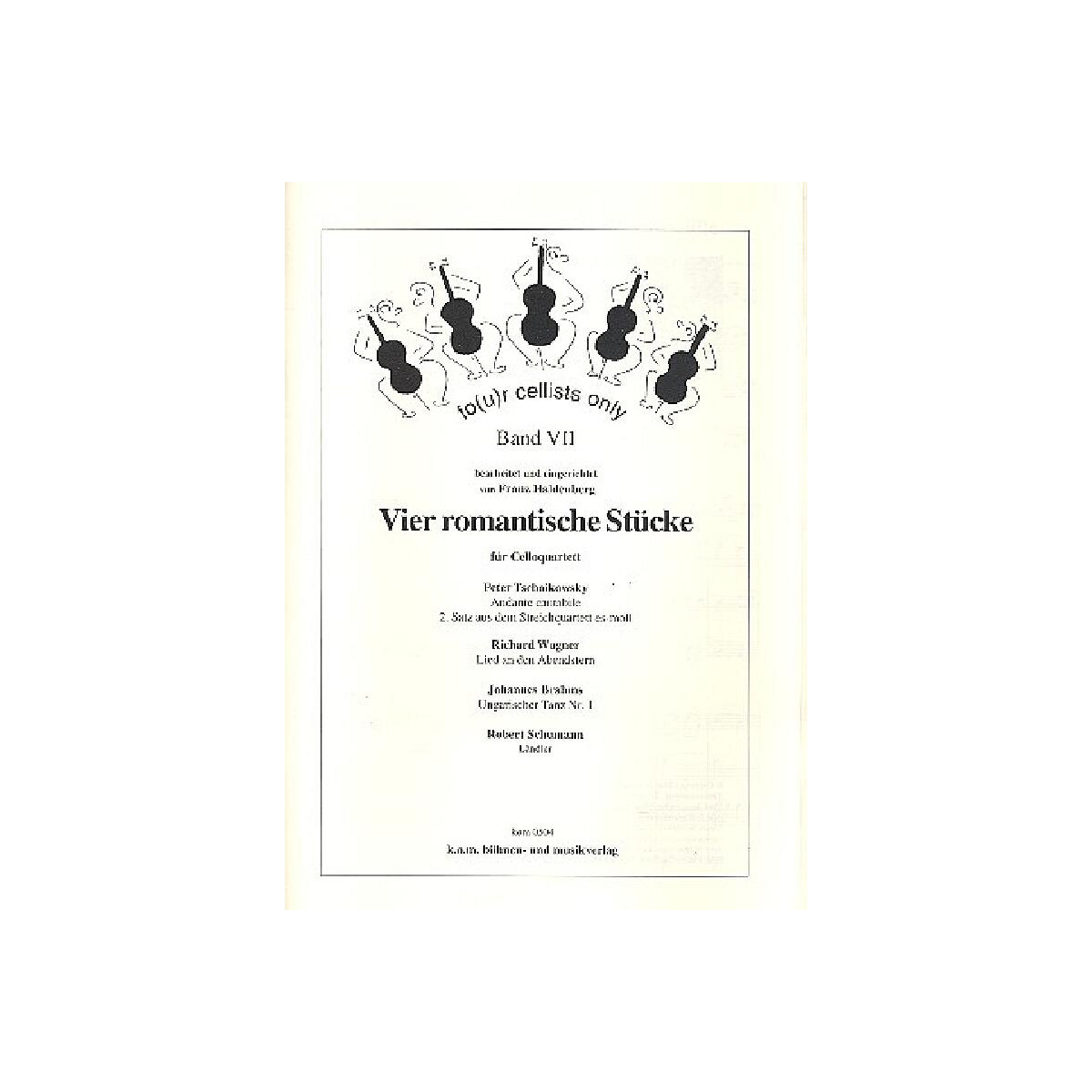 Four Cellists only 4 romantische St&uuml box