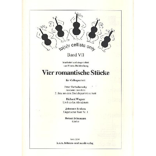Four Cellists only 4 romantische Stücke