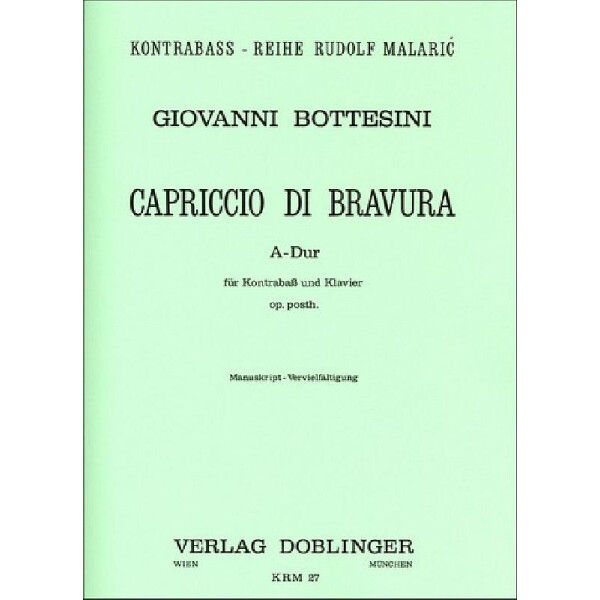 Capriccio di bravura A-Dur op.post