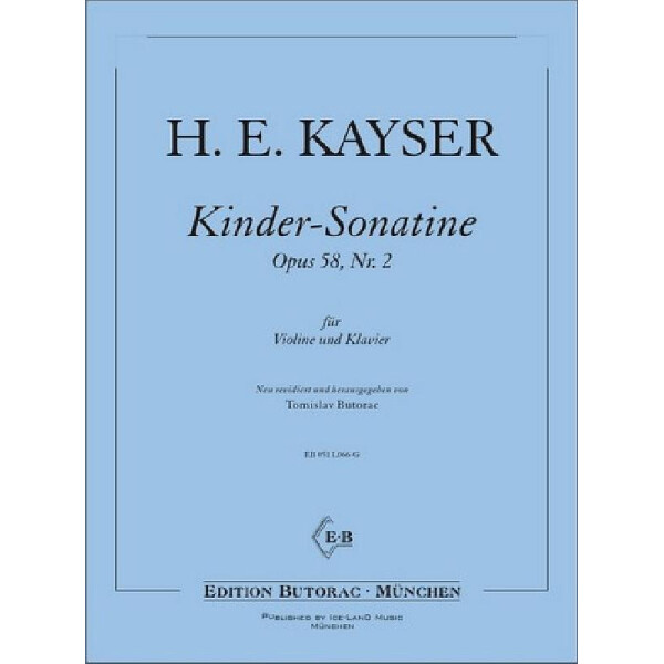 Kinder-Sonatine op.58,2 für Violine